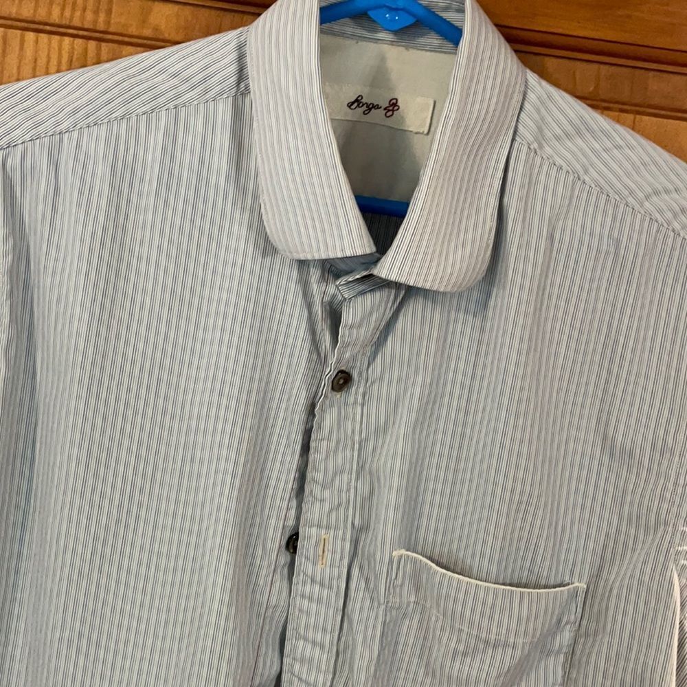 Bongo Men’s Button Up Dress Shirt 15.5